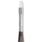 Escoda Perla Toray White Synthetic Travel Brush - Bright, Short Handle, Size 8